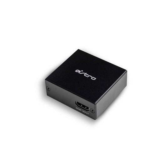 ASTRO HDMI adapter for PS5 provides perfect game chat balance, audio extraction with 4K HDMI to Optical Spdif Toslink. Compatible with A50 base station, MixAmp Pro TR, A20 gaming headset on PS5 - Black.