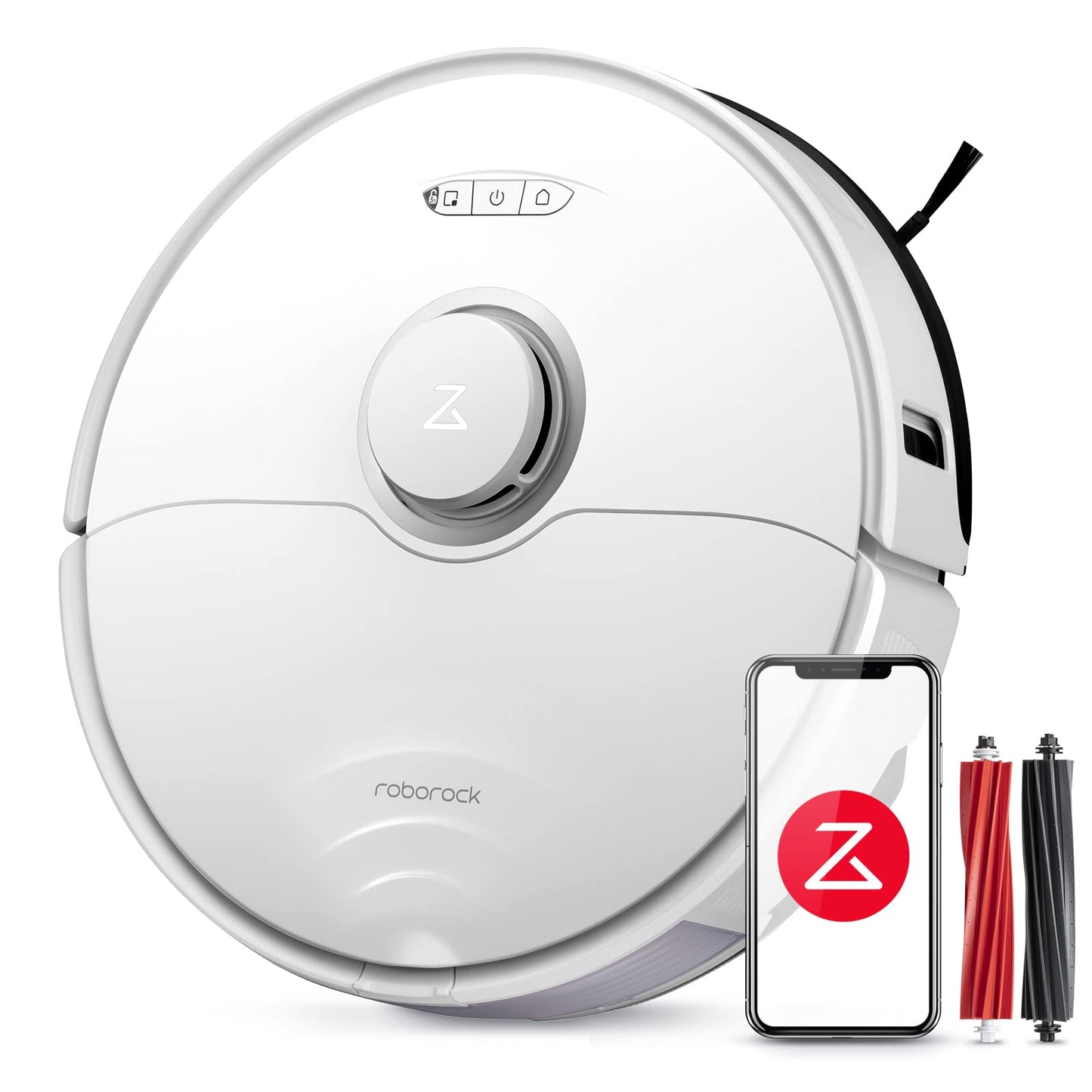 roborock S8 robot vacuum with dual brush & 6000Pa suction power & 3D structured light obstacle avoidance. Compatible with Alexa for pet hair. Upgrade to S7.