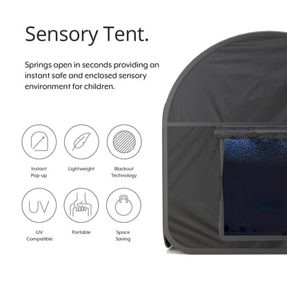 RH Trading 1 x Premium Pop-up Blackout Sensory Den Tent for Autism, ASD & ADHD with Travel Carrying Bag
