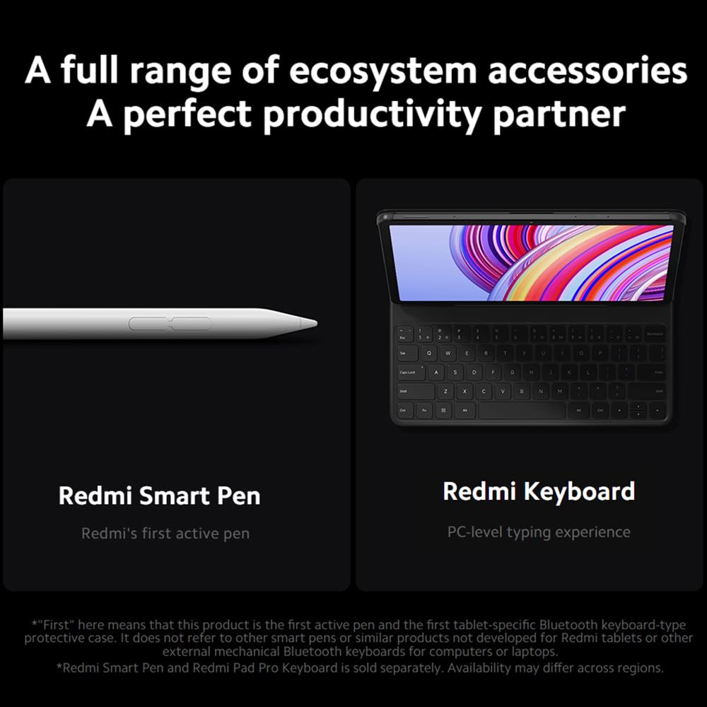 XIAOMI Redmi Pad Pro 12.1 inch 256 GB Mi Tablet, 2.5K Display, 10000 mAh Battery, 8 MP Camera, Gray