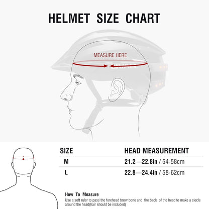LIVALL Smart Bike Helmet with LED taillight and turn signals, Bluetooth bike helmet with wireless remote control, SOS alert and built-in microphone and speaker, for men and women, black