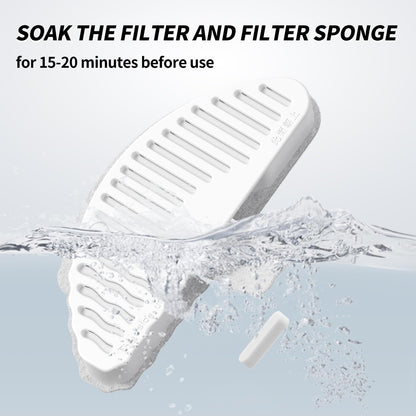 uahpet Filter Cat Fountain 6 Pack, Filter Drinking Fountain for Cats and Dogs, Cat Fountain Replacement Filters Circulating Filtration System with 6 Layers