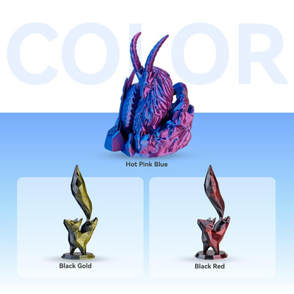 Conjure Silk PLA 3D Printer Filament, 1.75mm Dual Color Filament, Silk Pink Blue 3D Printing Filament 2KG