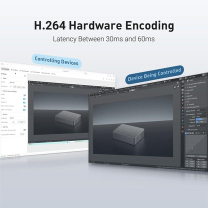 GL.iNet KVM remote control over the Internet, 4K resolution, Tailscale, remote control of keyboard, video, and mouse - ideal for home office, data centers, IT management, and industrial applications.