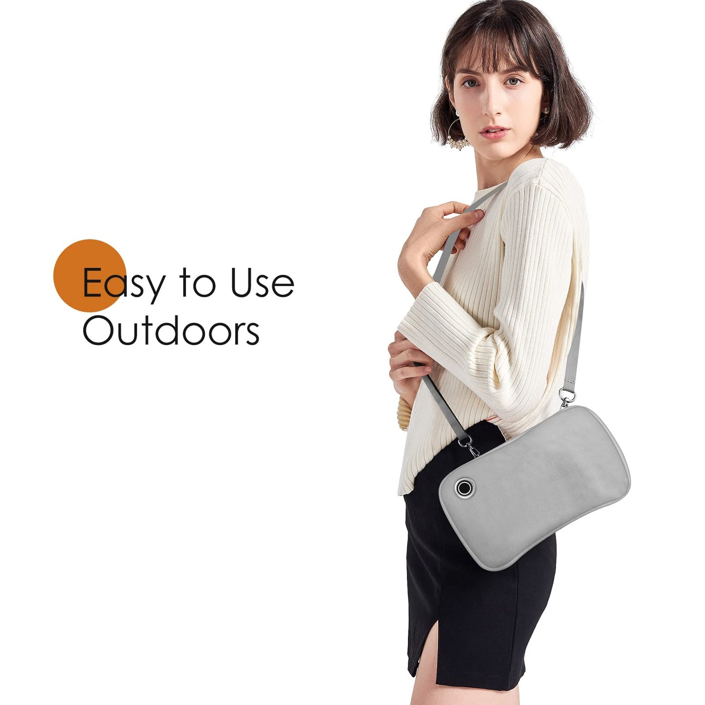 Heated gloves with soft plush lining and 3 heat settings, Electric for women, Camping Includes 10000mAh power bank.