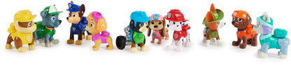 PAW Patrol, Action Pack Pups Figure Gift Set with 10 dog figures to collect, toy figures, for ages 3 and up.