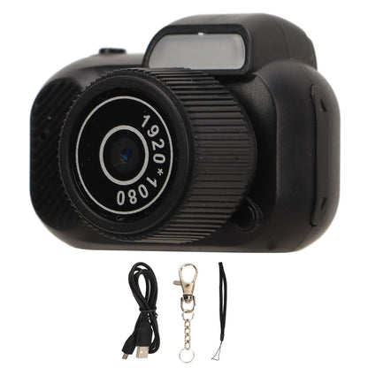 Sxhlseller Small Digital Camera - 0.96 Inch Screen FHD 1080P 30fps Video Camera with Hanging Chain, Rechargeable Keychain Camera for Kids Students Girls