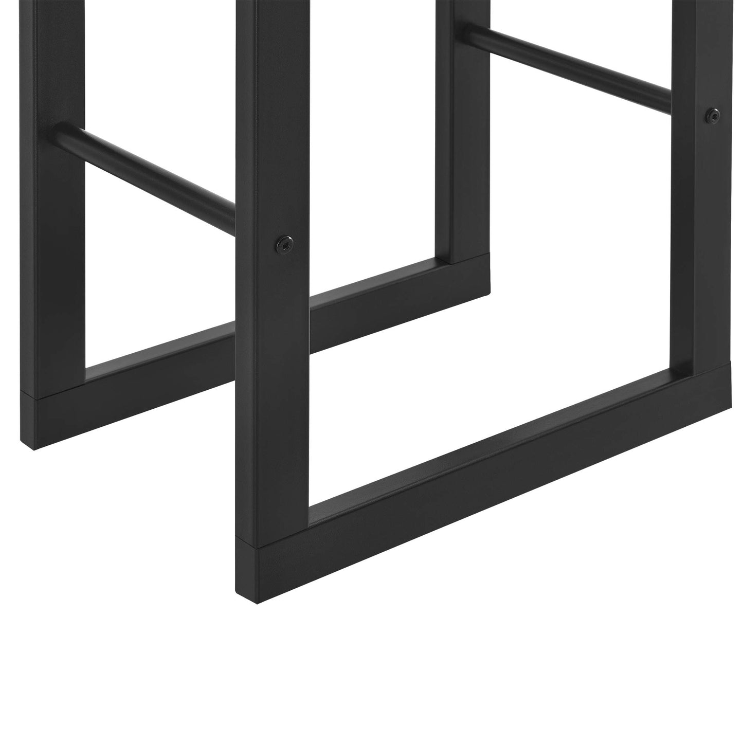 [en.casa] Firewood Rack 50x150x25cm Wood Storage Fire Log Rack Wood Holder