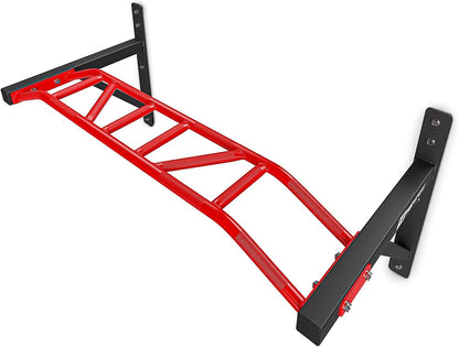 Hop-Sport Multigrip Pull Up Bar for Wall HS-2002K - Professional Fitness Equipment for Home with multiple grip variations.