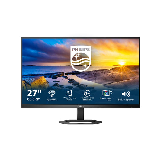 Philips 27E1N5500LA - 27-inch QHD Monitor, speakers, height-adjustable (2560x1440, 75 Hz, DisplayPort, HDMI) black