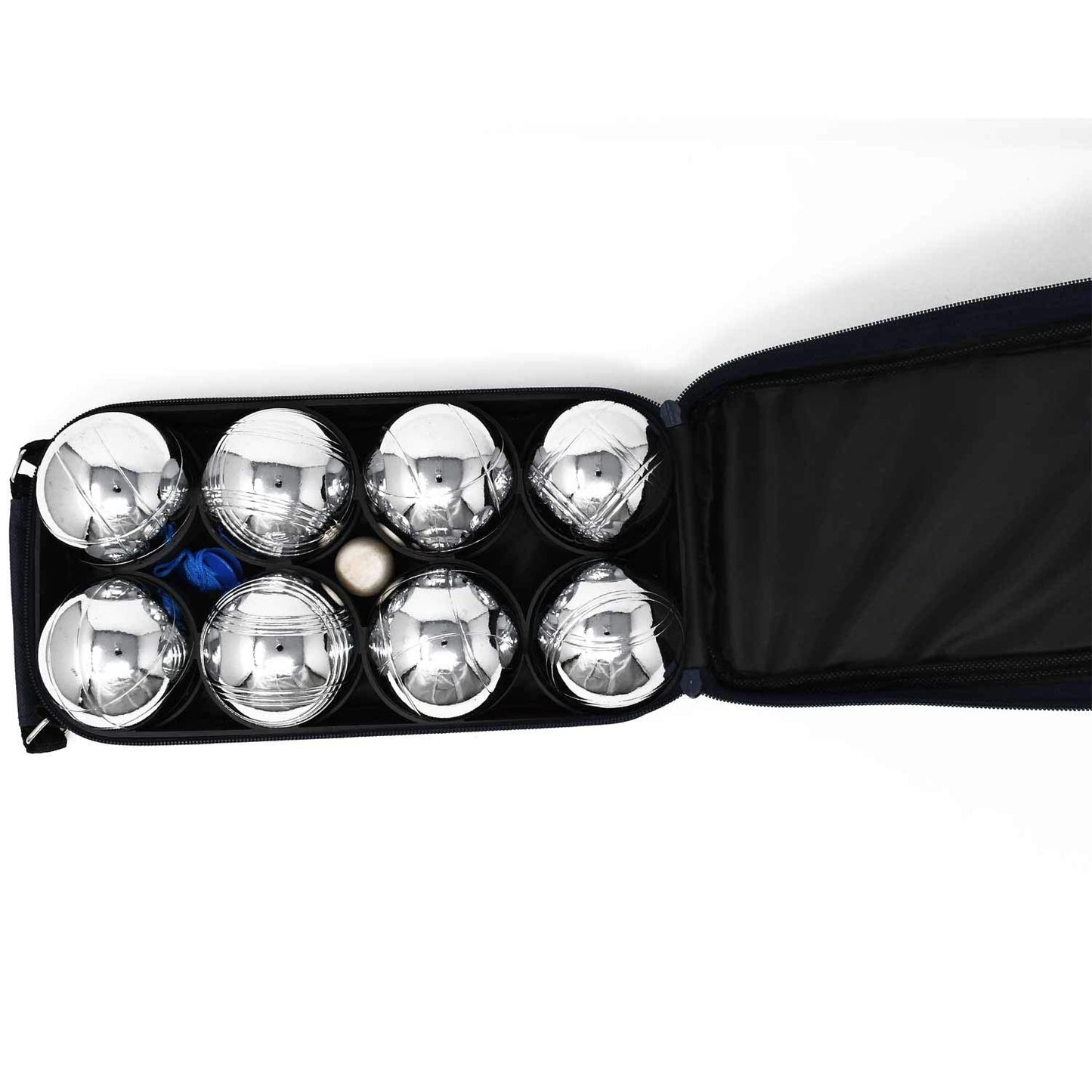 Big Game Hunters 8 Boules Set with rust protection and luxury canvas carry bag - Sturdy 8 Boules Set, Polished and Engraved Official Size.