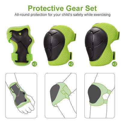 Skate helmet bike helmet with knee pad set for 2 to 6 year old boys and girls | Lightweight microshell kids helmet knee pads protection protectors for balance bike skateboard motorcycle sport...