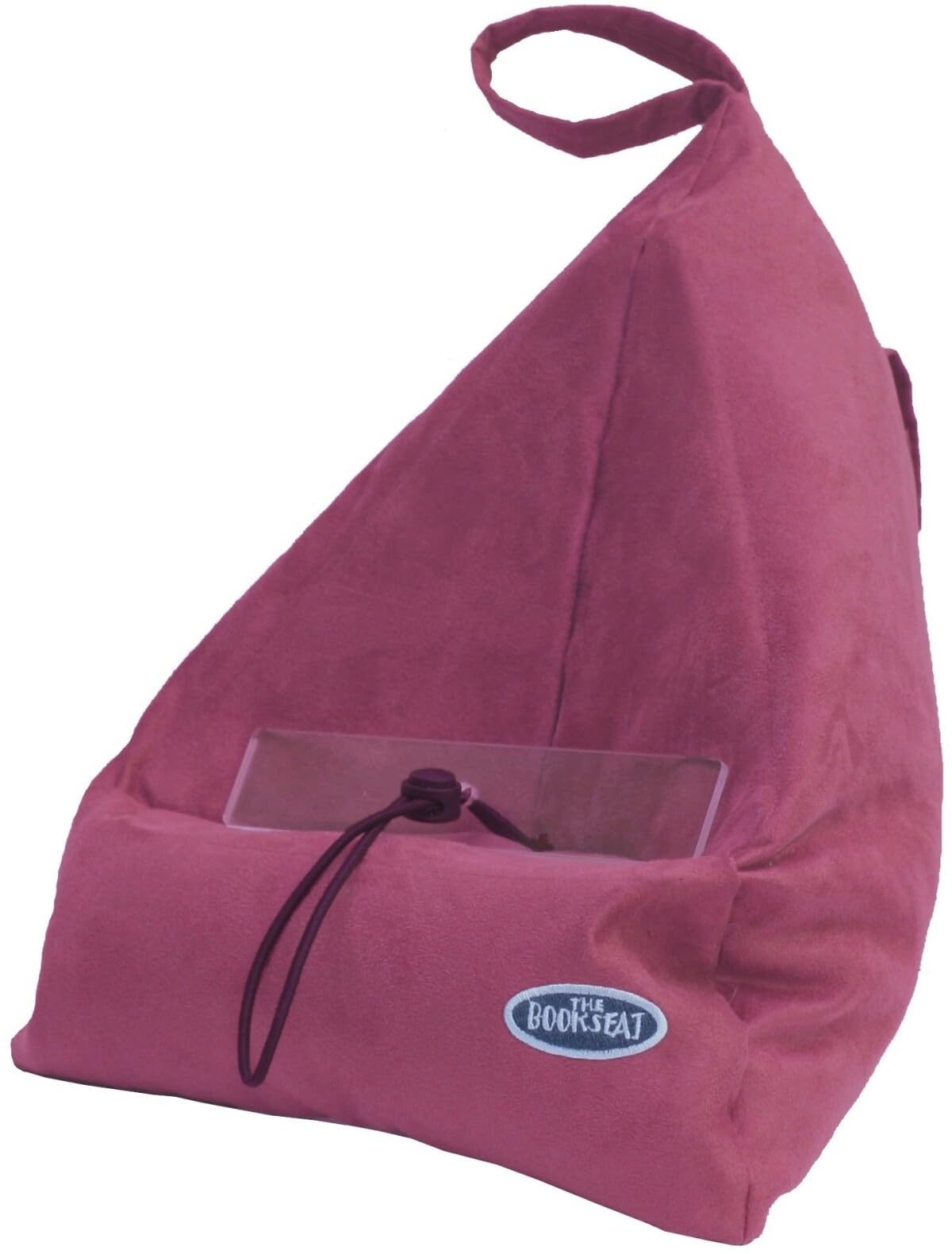 Book Seat 9346017000031 Reading sack/book support/book pillow/tablet holder/travel pillow with pocket, pink