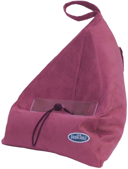 Book Seat 9346017000031 Reading sack/book support/book pillow/tablet holder/travel pillow with pocket, pink
