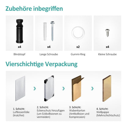 EMKE Towel Radiator 750x400 mm, Bathroom Radiator Towel Rail Central Connection Towel Warmer Towel Dryer Small Bathroom Heater Anthracite 244W