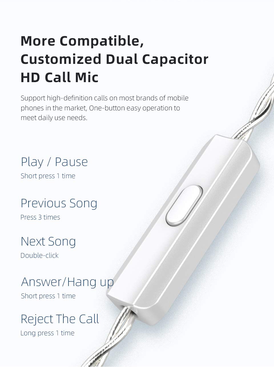 CCA KZ Zax metal headset with 7BA+1DD hybrid drivers for high fidelity bass. These in-ear monitor headphones are designed for sport and noise cancelling.