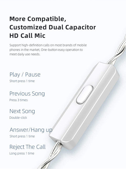 CCA KZ Zax metal headset with 7BA+1DD hybrid drivers for high fidelity bass. These in-ear monitor headphones are designed for sport and noise cancelling.
