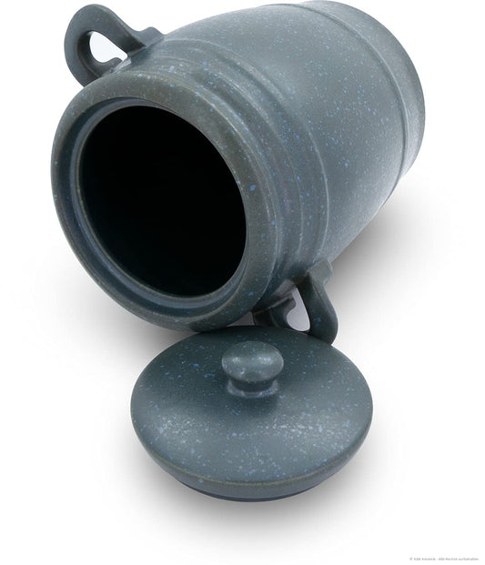 Original Bunzlauer Ceramic Rum Pot 4.2 liters Multipurpose Ceramic Pot Insert Pot (Design GREEN)