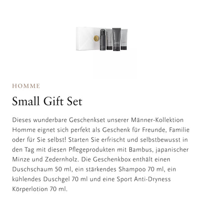 RITUALS gift set for men from the Homme collection, Small - with cedarwood and vitamin E complex - stimulating and invigorating properties.