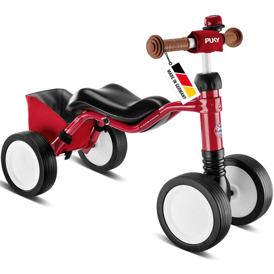 PUKY WUTSCH Bundle | Safe balance bike | For toddlers from 1.5 years | Slide vehicle | Pendulum axle | With safety handlebars | Bavaria Edition