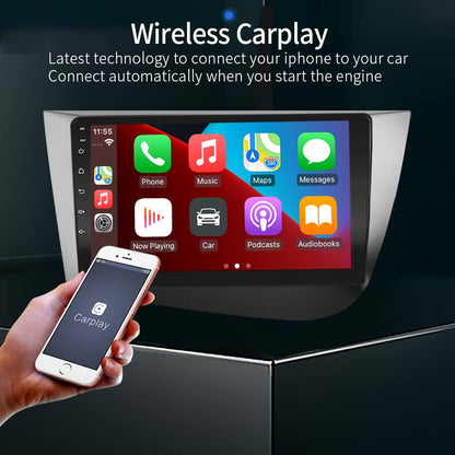 LEXXSON Carplay Radio Android Auto for Seat Leon 2005-2012 | 9-inch capacitive touchscreen WiFi GPS Navigation Bluetooth SWC USB Player 2G DDR3 + 32G NAND Flash Storage.