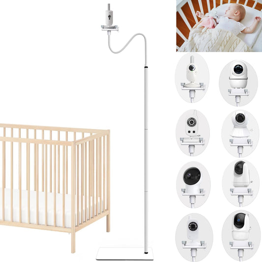 EYSAFT baby monitor stand compatible with Philips Avent/eufy/GHB/BOIFUN/Hellobaby/NWOUIIAY/TakTark and most baby monitors cameras.