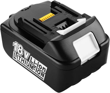 2 pieces 18V 5Ah BL1850 battery & charger DC18RD 2-port dual fast charger for Makita BL1830 BL1840 BL1850 BL1860 196933-6, radio DMR100, DMR101, DMR102, DMR103B, DMR104, DMR105, DMR108