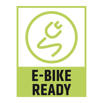 NC-17 E Bike protective covers 2-piece set | Ebike battery protection | Motor protection for integrated battery in downtube | Nylon and neoprene | For all common E Bikes, Black