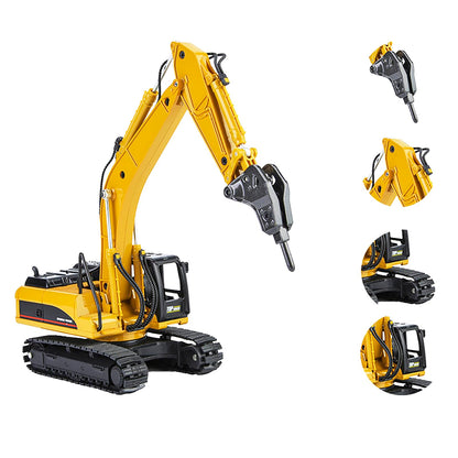 VGEBY1 Excavator Toy for Kids, Construction Vehicles Assembly Construction Model Car 1:50 Alloy Engineering Building Vehicle