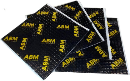ABM Alubutyl BLACK 2.0 mm x 40 cm x 5 meters = 2 m² Self-adhesive Alubutyl soundproofing mat, car insulation, vehicle insulation.