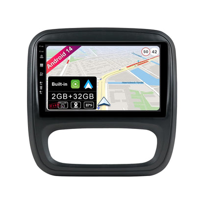 JOYX Android 12 IPS car stereo fits Renault Trafic 3 (2014-2021) / Opel Vivaro B (2014-2018) - Built-in CarPlay Android Auto - FREE Camera - 2G+32G - 9 Inch 2 Din - DAB SWC WiFi Fast Boot