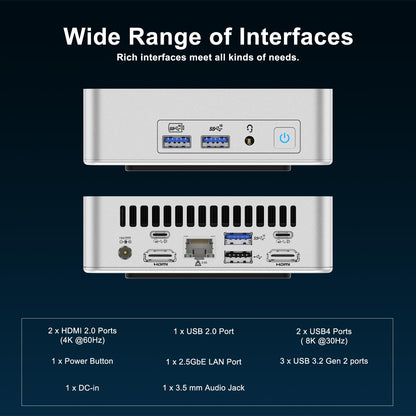 GEEKOM XT12 Pro Mini PC, Intel i9-12900HK (14 cores, 20 threads, 24MB cache, 5.0 GHz) NUC Desktop PC, Wi-Fi 6E Mini Computer, 32GB DDR4 Windows 11 Pro 1TB Mini NUC Computer, 2*USB4 | 8K UHD