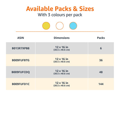 Amazon Basics Microfiber Cleaning Cloth, 30.5 x 40.6 cm, 48 Pack, Multicolor