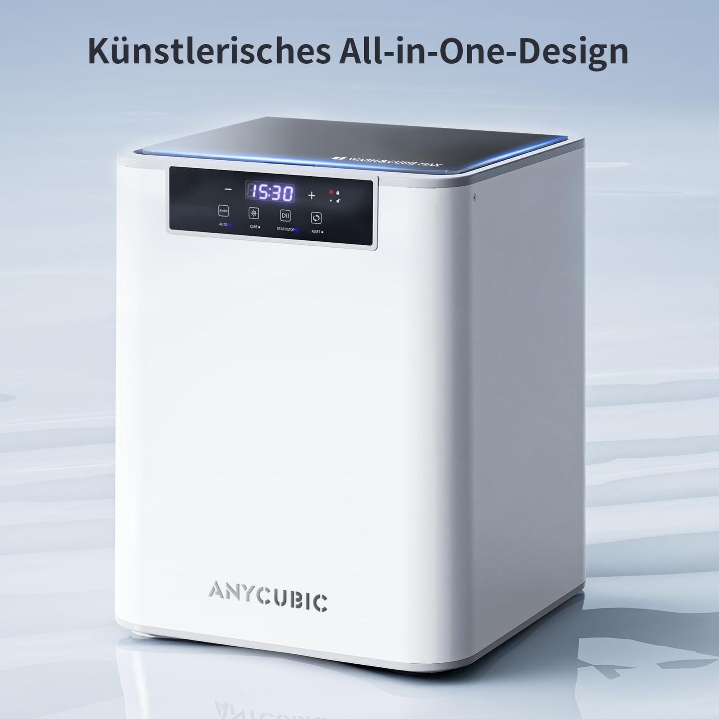 ANYCUBIC Wash & Cure Max Machine, Ultra-large 2 in 1 washing and curing machine for LCD/DLP/SLA resin 3D printers Photon M3 Max/M5s Pro/m7 Pro, dual mode, alcohol-saving, washing size 300x165x300mm