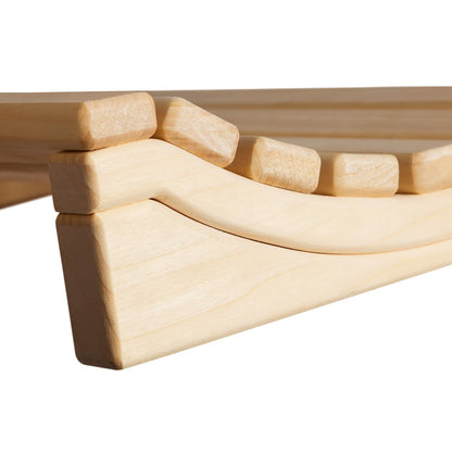 SUNNYDEALS classic sauna accessory set | 5-piece sauna set made of natural wood | sauna bucket & plastic insert 4l | sauna ladle | thermometer | hourglass | 2X sauna headrest