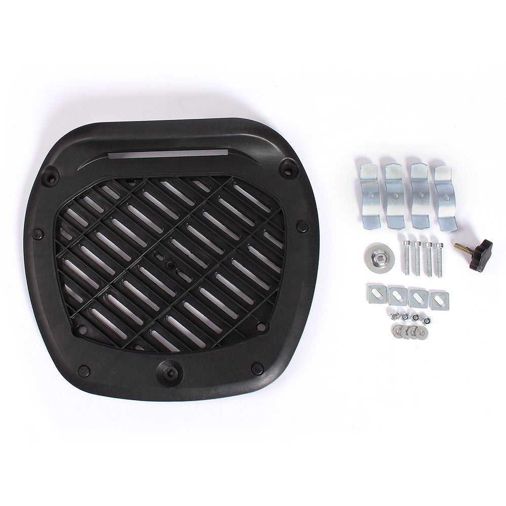 TRESKO XXL Motorcycle Top Case - fits 2 helmets, 48L universal top case for scooters, motorcycles, mopeds & quads