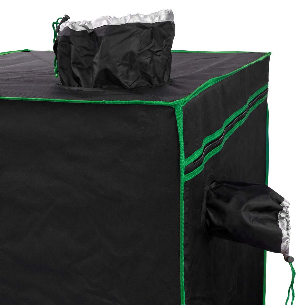 Kingpower Grow Tent for plant cultivation greenhouse box breeding cabinet garden cultivation vegetable herbs grow cabinet indoor flowers small tomatoes hydro green, size: 40 x 40 x 120 cm (01)
