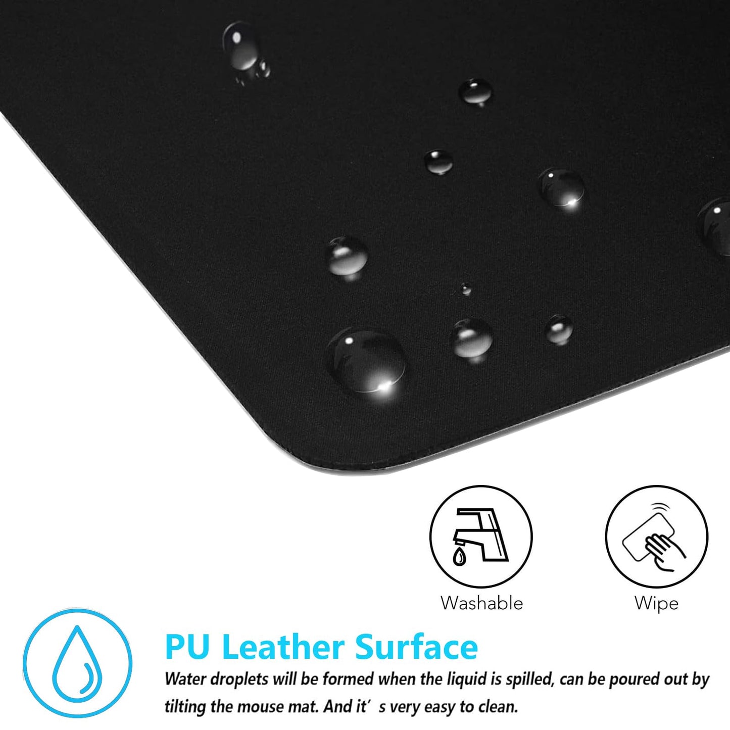 Grounding mat for your feet, 30 x 100 cm mouse pad with EU plug and cable for better sleep, less anxiety, pain, inflammation, headaches.