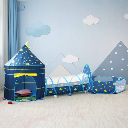 Play tents for girls boys, CestMall 3 in 1 kids play tent with house tent ball pool tunnel, kids pop up tent house palace tent play tent with carrying bag for boys girls toddlers indoors.