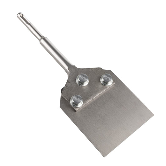 CPROSP SDS-Plus Spatula Chisel Tile Chisel 250x100mm, for removing floor coverings and coatings in conjunction with demolition tools.