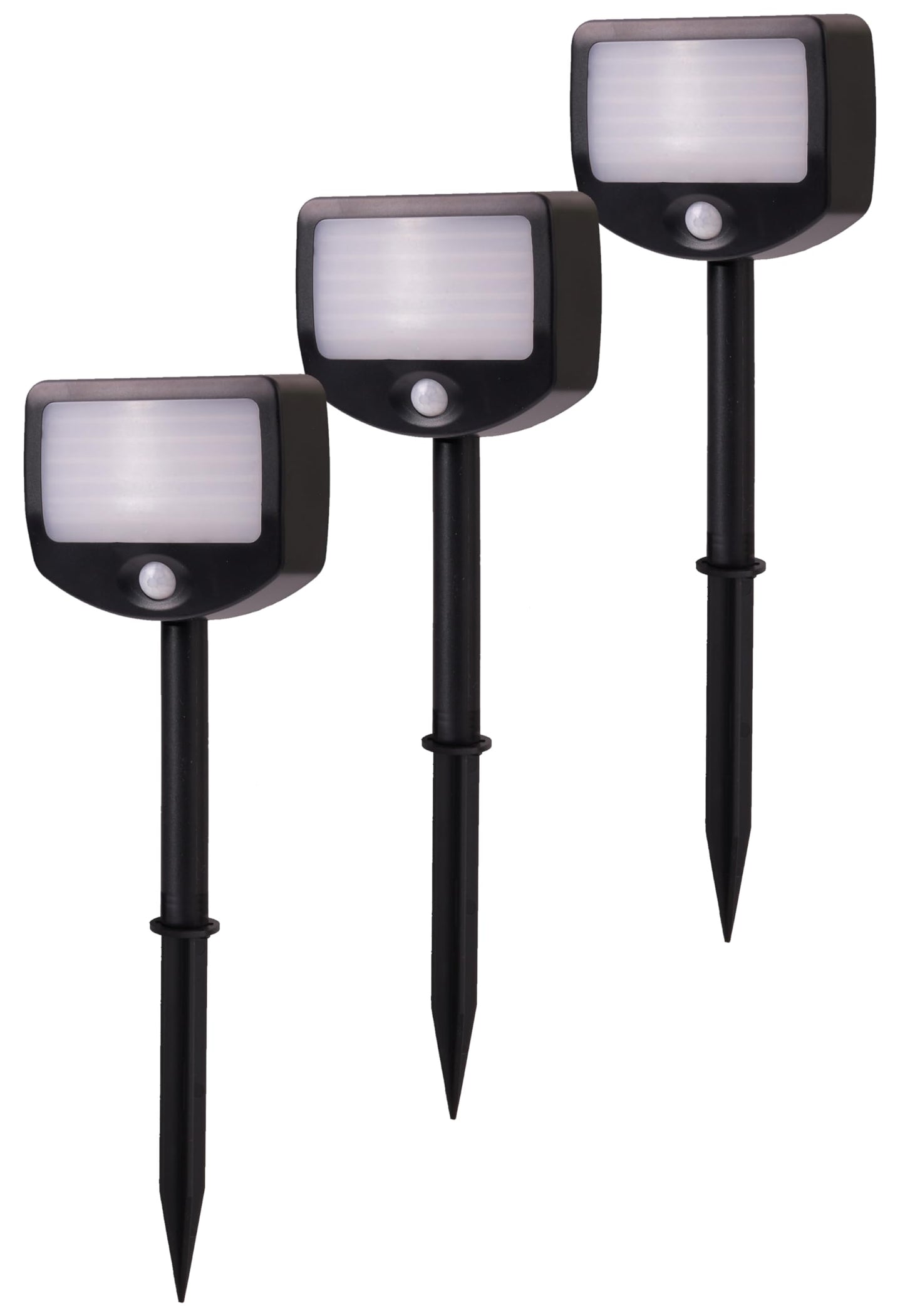Northpoint LED Battery Floodlight Security Light 3-Pack with Wireless Activation Motion Detector Twilight Sensor (Outdoor)