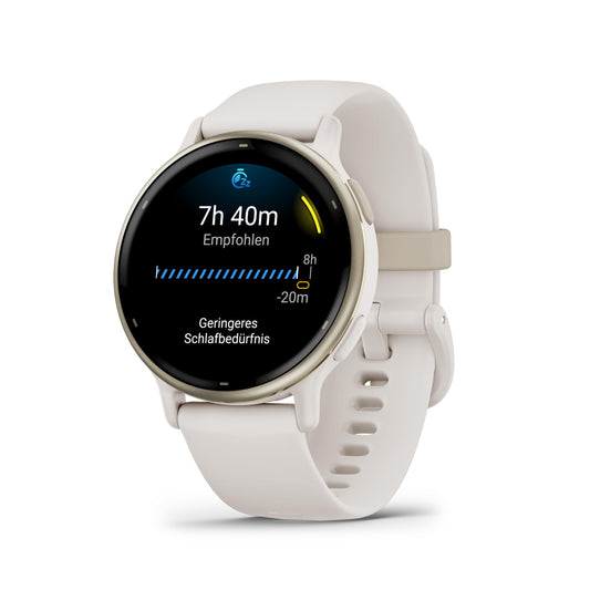 Garmin Vivoactive 5 - GPS smartwatch with 1.2" AMOLED touch display, fitness and health features, and music functions.