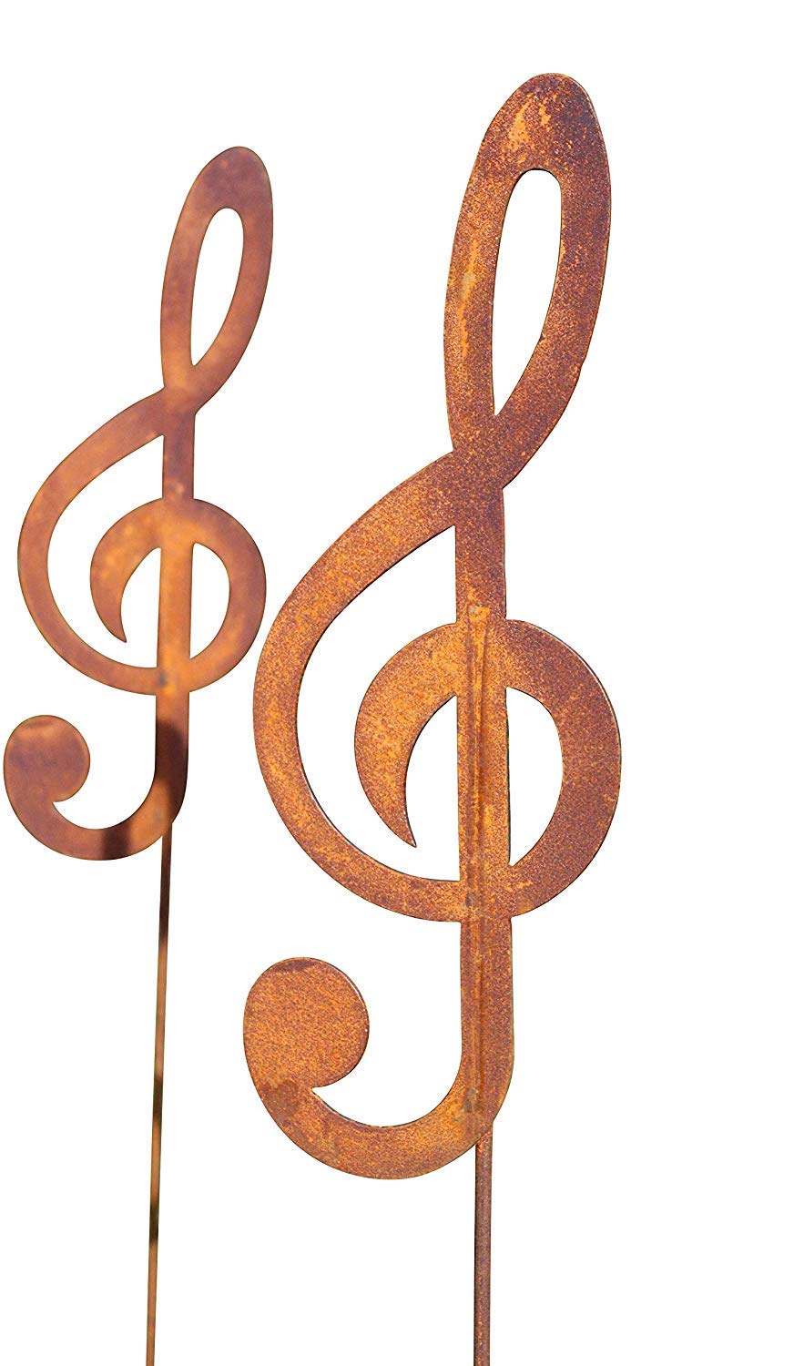 Bornhöft Noble Rust Garden Decoration Clef Garden Ornament Natural Rust Decorate Rusty Decoration Country House Violien Key
