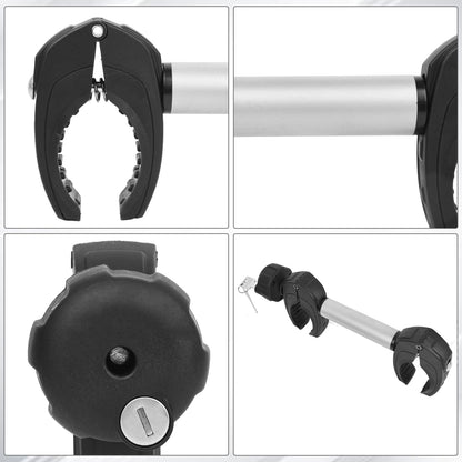 Sorlpv Bike Carrier Frame Holder 32CM Length, Universal Short Bike Frame Holder Lockable, Aluminum Frame Holder for Bike Frame Diameter: Ø 3-6cm