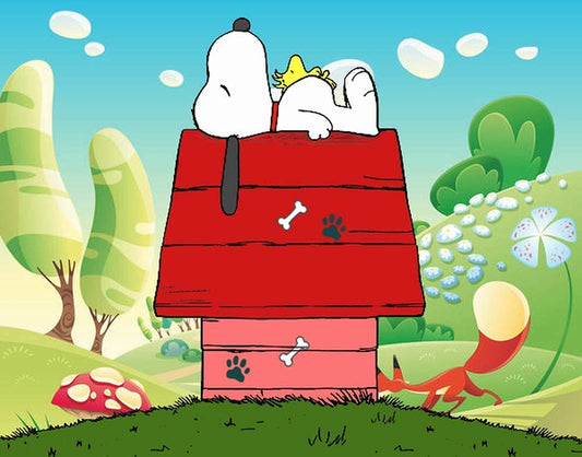 Moya Group plush dog Snoopy sitting, 33 cm, super soft quality