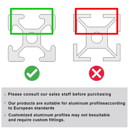 iMetrx 26 pieces 30x30 aluminum profile aluminum angle corner connector aluminum profile 30x30 angle (silver) from