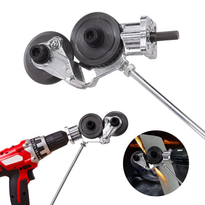 Metal nibbler drill attachment with adapter, Electric plate cutter for drill, Electric drill plate cutter, Sheet metal cutter for cutting iron, tinplate, steel, copper, aluminum.