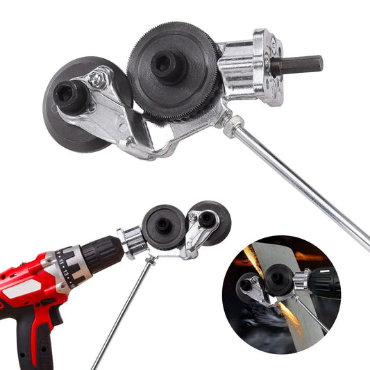 Metal nibbler drill attachment with adapter, Electric plate cutter for drill, Electric drill plate cutter, Sheet metal cutter for cutting iron, tinplate, steel, copper, aluminum.