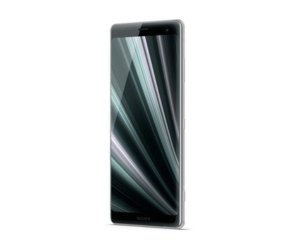 Sony Xperia XZ3 Smartphone (6.0" OLED Display, Dual-SIM, 64GB storage, 4GB RAM, BRAVIA TV tech, IP68, Android 9.0) White Silver - German Version
