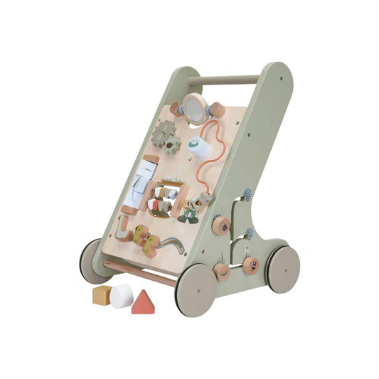 Little Dutch 7072 FSC Wooden Activity Walkers - Little Goose, mint